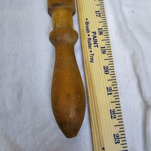 Primitive Vintage 1983 Wooden Paper Towel Holder Shelve Made by A. G. Battles - Picture 6 of 10